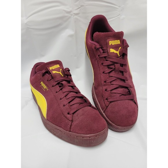 PUMA Suede Triplex Men\'s Size 7 Burgundy Hip Hop Classic Sneaker Old School Red main image 5
